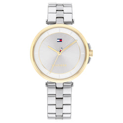 Tommy Hilfiger Stainless Steel Silver Dial Women's Watch - 1782360