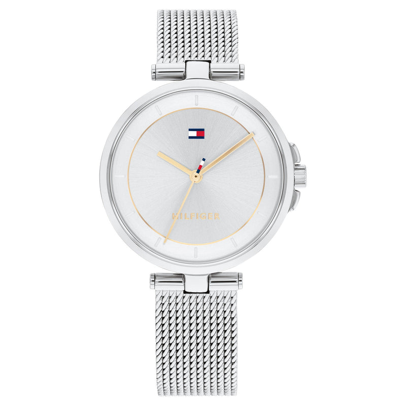 Tommy Hilfiger Classic Silver Mesh Women's Watch - 1782361