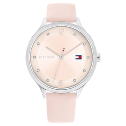 Tommy Hilfiger Blush Leather Light Carnation Gold Dial Women's Watch - 1782429