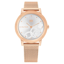 Tommy Hilfiger Carnation Gold Mesh Women's Basic Watch - 1782441