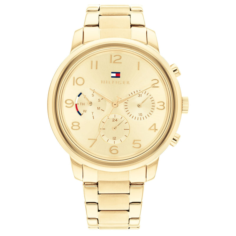 Tommy Hilfiger Gold Steel Multi-Function Women's Watch - 1782525