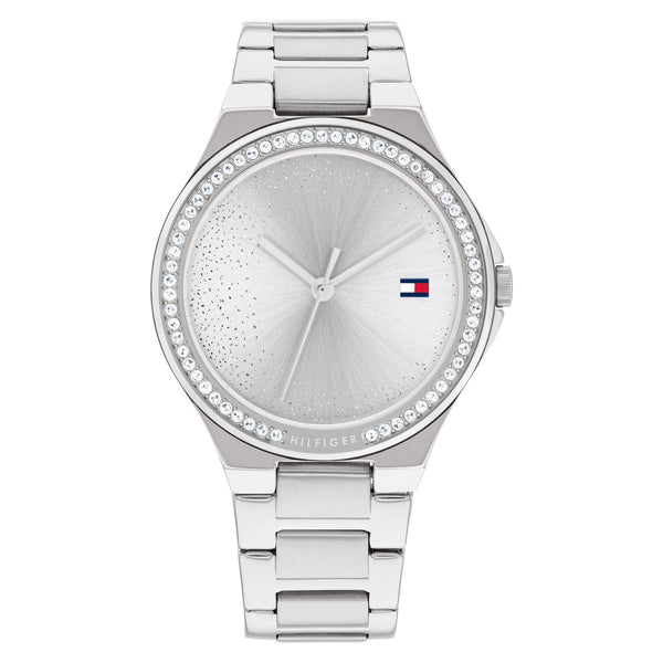 Tommy Hilfiger Stainless Steel Silver Dial Women's Watch - 1782641