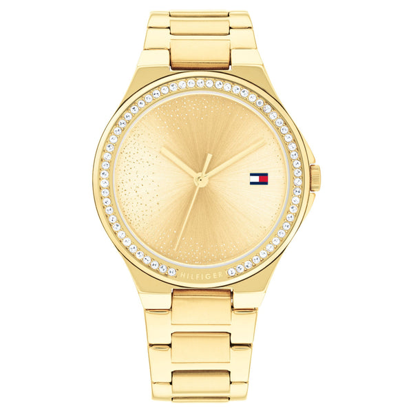 Tommy Hilfiger Gold Steel Light Gold Dial Women's Watch - 1782642