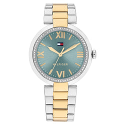 Tommy Hilfiger Two-Tone Steel Light Blue Dial Women's Watch - 1782680