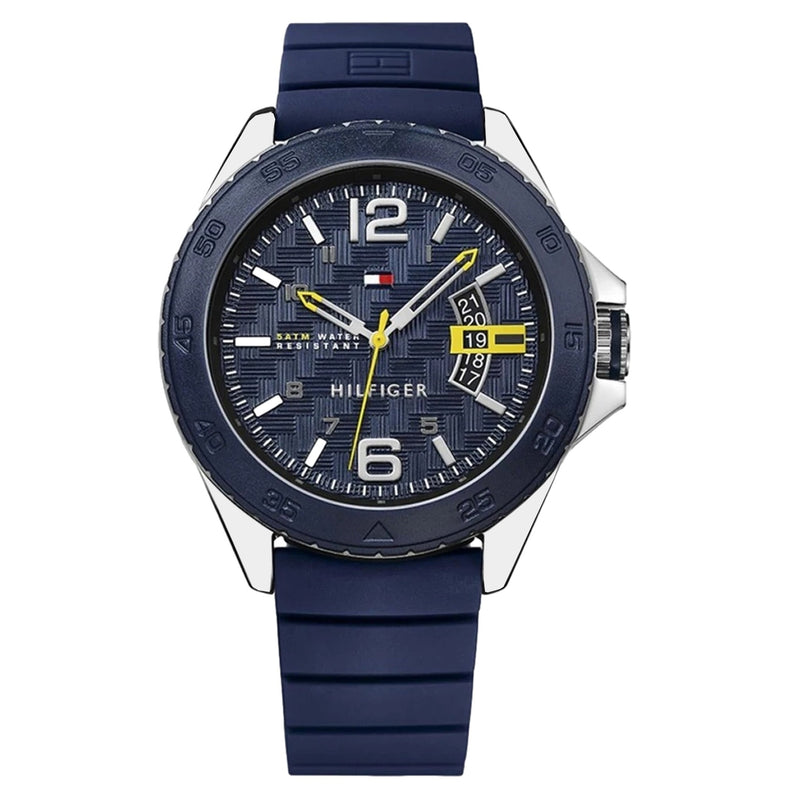 Tommy Hilfiger Blue Silicone Men's Watch - 1791204