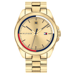 Tommy Hilfiger Casual Gold Steel Men's Watch - 1791686