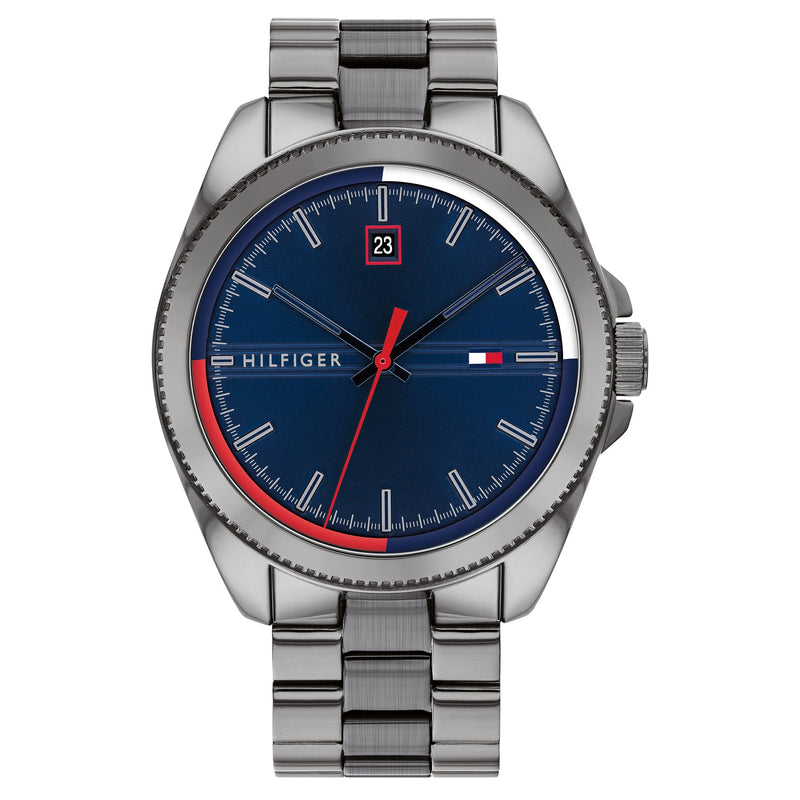 Tommy Hilfiger Grey Steel Men's Watch - 1791687