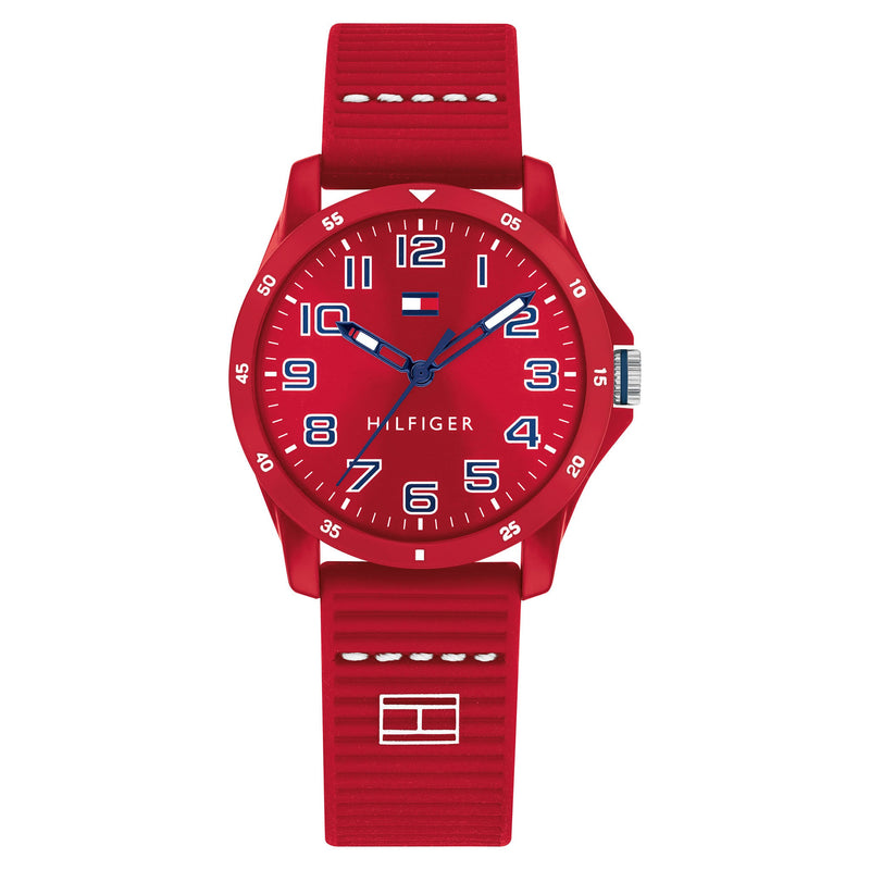 Tommy Hilfiger Red Silicone Kids Watch - 1791690