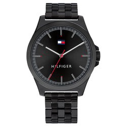 Tommy Hilfiger Black Steel Men's Watch - 1791714