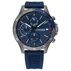 Tommy Hilfiger Blue Silicone Men's Multi-function Watch - 1791721