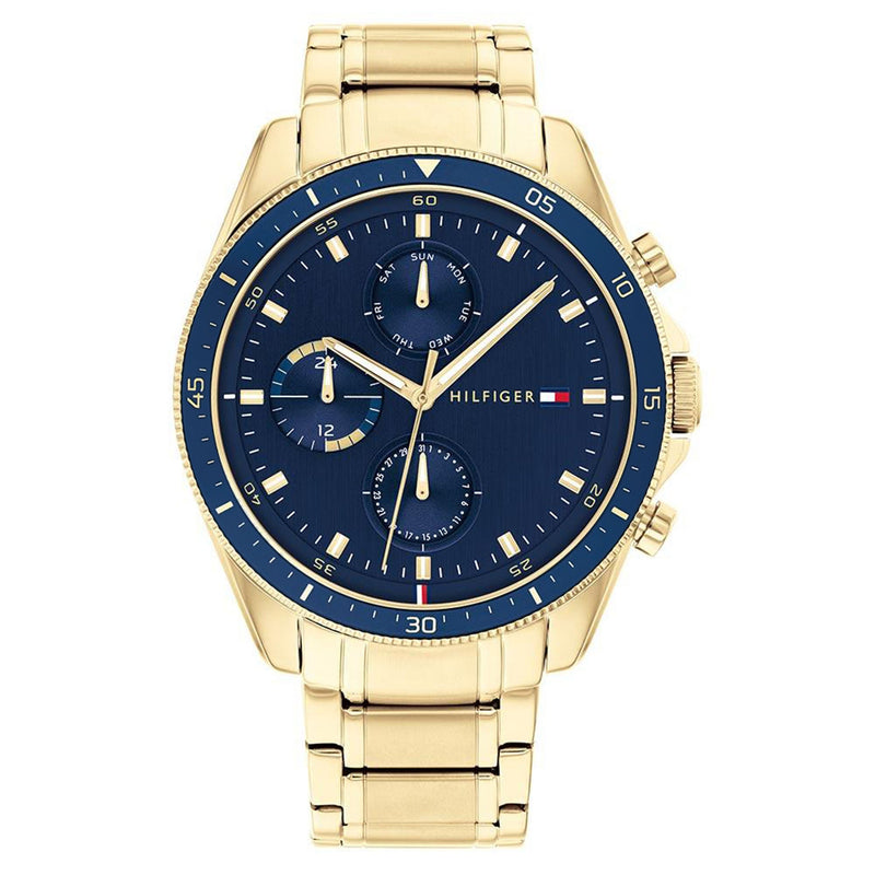 Tommy Hilfiger Gold Steel Men's Multi-function Watch - 1791834