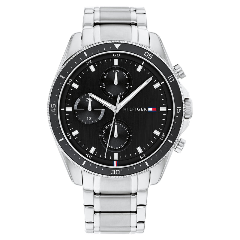 Tommy Hilfiger Silver Steel Men's Multi-function Watch - 1791835