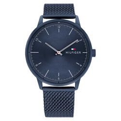 Tommy Hilfiger Steel Mesh Blue Dial Men's Watch - 1791841