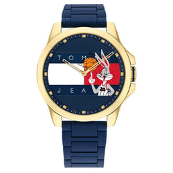 Tommy Hilfiger Looney Tunes Space Jam Navy Silicone Men's Watch - 1791875