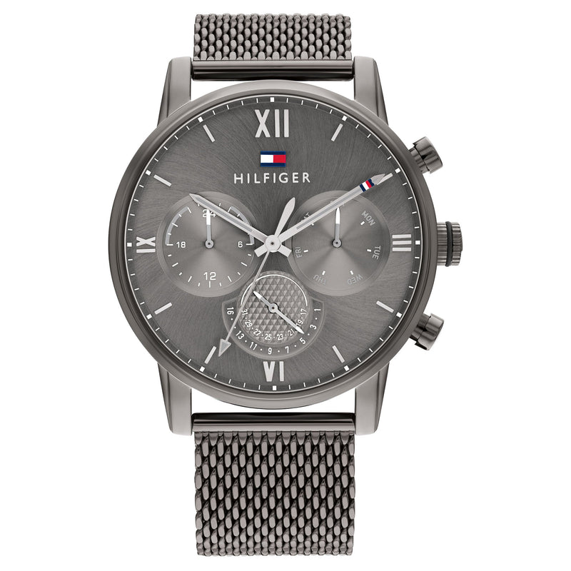 Tommy Hilfiger Grey Mesh Men's Multi-function Watch - 1791882