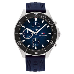 Tommy Hilfiger Blue Silicone Men's Multi-function Watch - 1791920