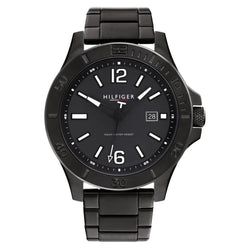 Tommy Hilfiger Black Steel Men's Watch - 1791996