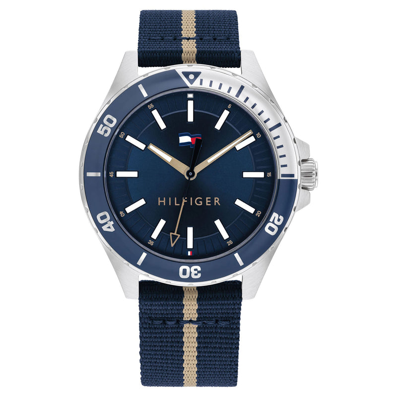 Tommy Hilfiger Blue Fabric Band Men's Watch - 1792011