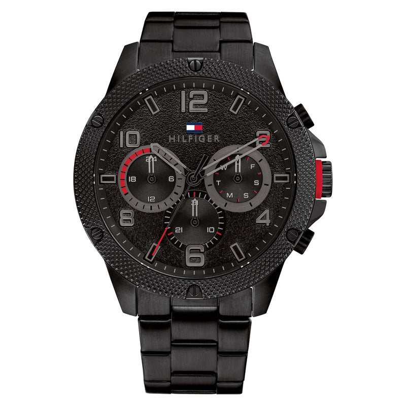 Tommy Hilfiger Black Dial Multi-function Men's Watch - 1792030