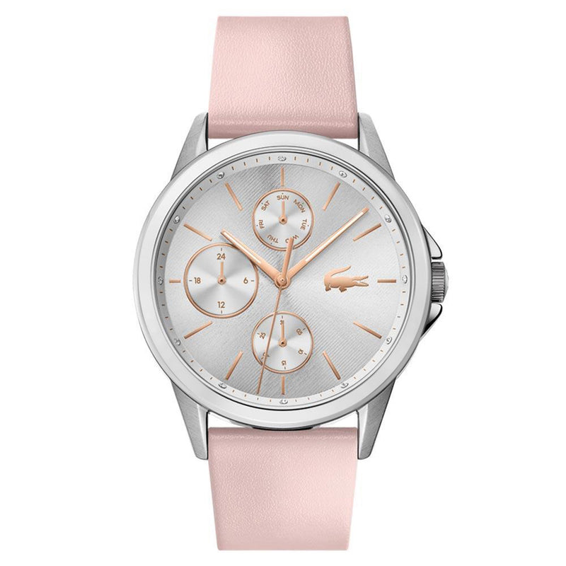 Lacoste Florence Pink Leather Women's Multi-function Watch - 2001108