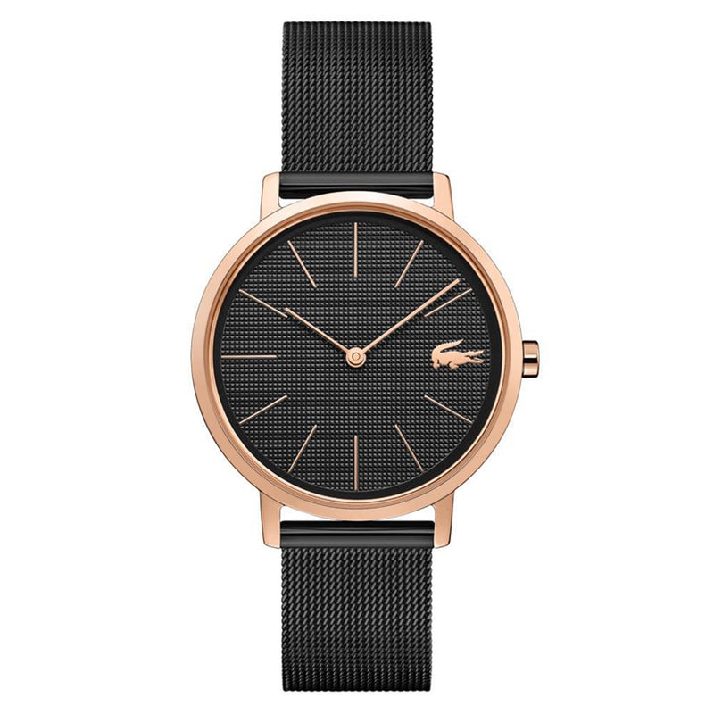 Lacoste Moon Black Mesh Women's Watch - 2001115