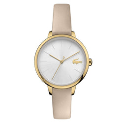 Lacoste Cannes Taupe Leather Women's Watch - 2001126