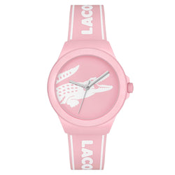 Lacoste White & Pink Silicone Band Pink Dial Women's Watch - 2001218