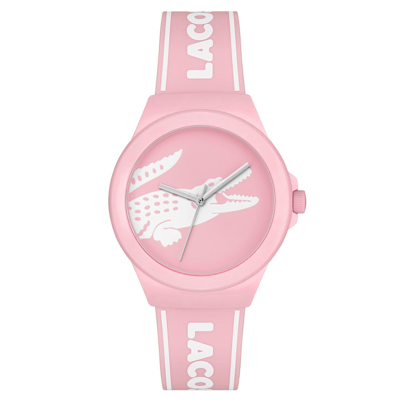 Lacoste White & Pink Silicone Band Pink Dial Women's Watch - 2001218