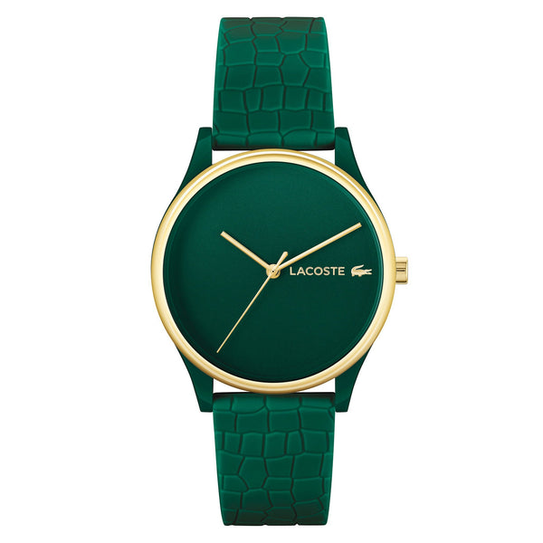 Lacoste Crocodelle Green Silicone Women's Watch - 2001247