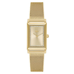 Lacoste Gold Steel Mesh Slim Women's Watch - 2001315