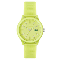 Lacoste Silicone Yellow Dial Women's Watch - 2001316