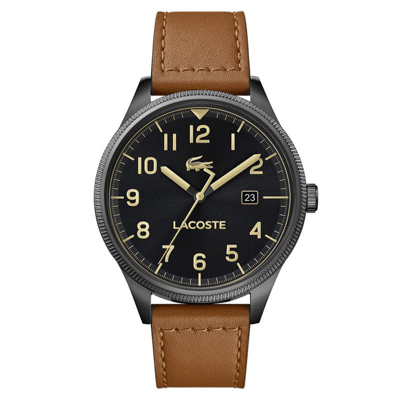 Lacoste Continental Brown Leather Men's Watch - 2011021