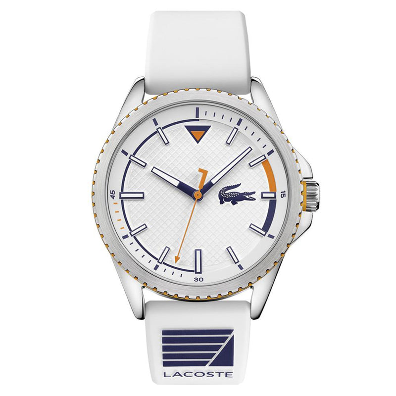 Lacoste Nautical White Silicone Men's Watch - 2011028