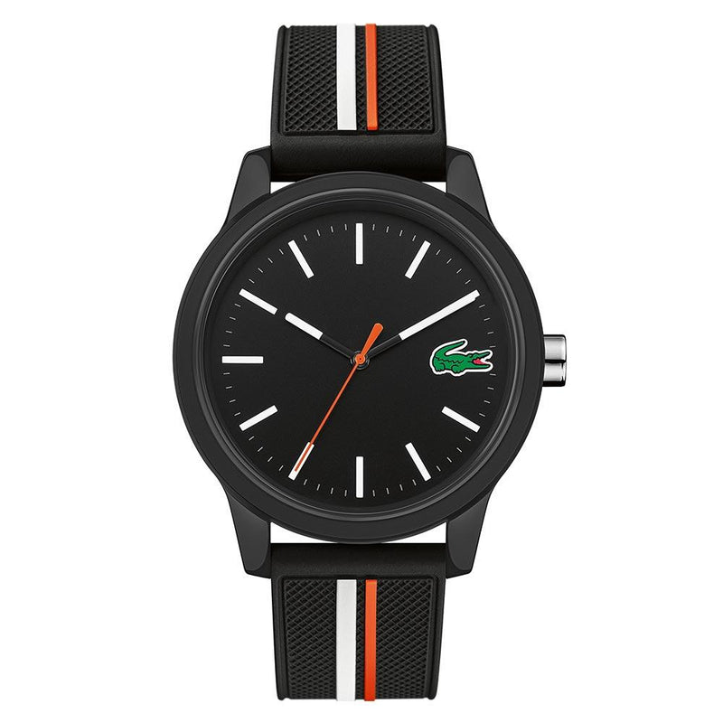 Lacoste 12.12 Black Silicone Men's Watch - 2011071