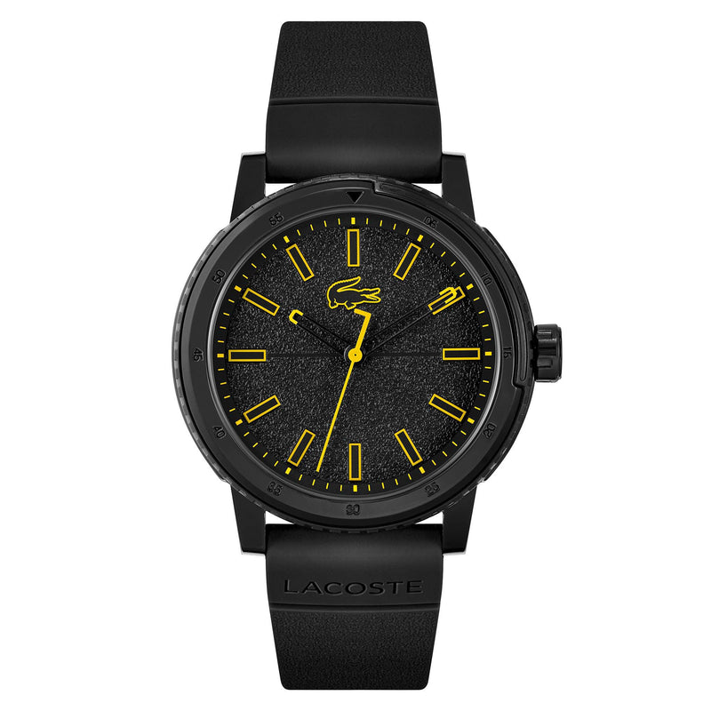 Lacoste Challenger Black Silicone Men's Watch - 2011089