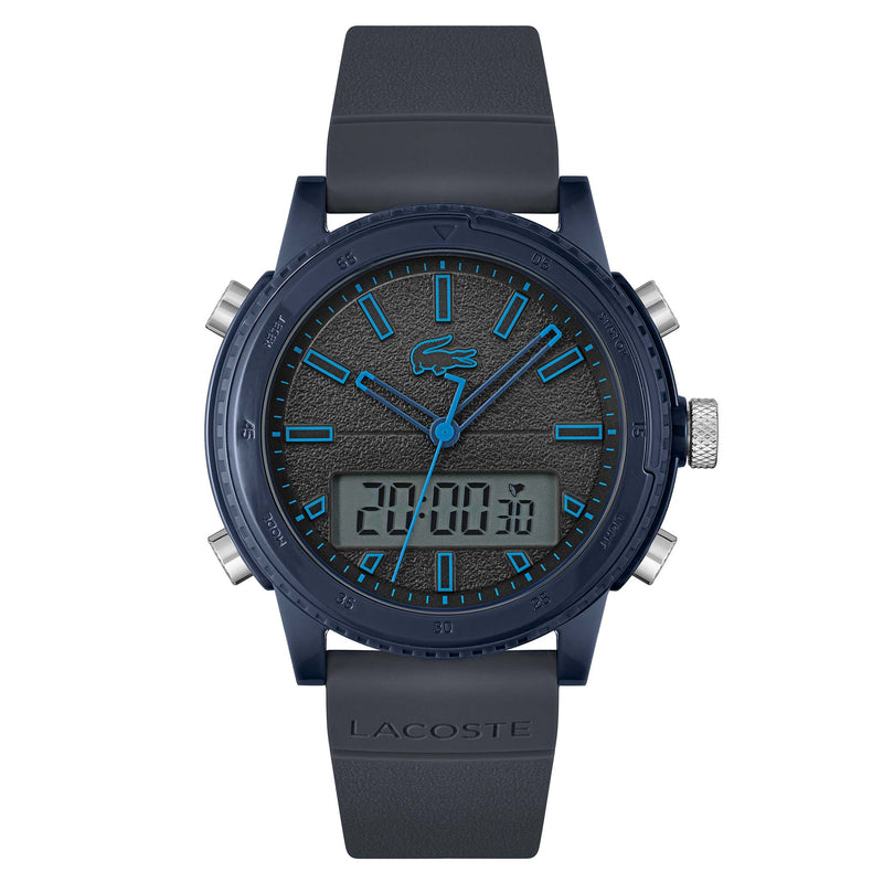 Lacoste Maui Blue Silicone Quartz Analogue & Digital Men's Watch - 2011092