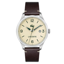 Lacoste Traveler Brown Leather Men's Watch - 2011107