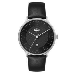 Lacoste Club Black Leather Men's Watch - 2011159