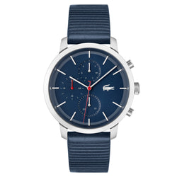 Lacoste Blue Leather Men's Multi-function Watch - 2011176