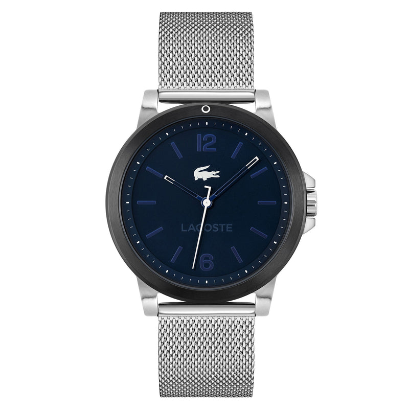 Lacoste Silver Mesh Blue Dial Men's Watch - 2011183