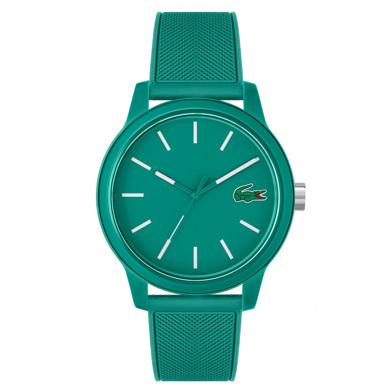 Lacoste Silicone Band Green Dial Men's Watch - 2011192