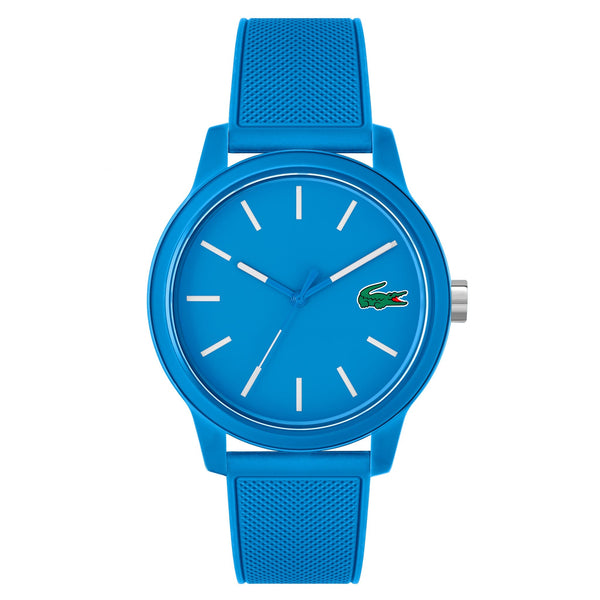Lacoste Silicone Band Blue Dial Men's Watch - 2011193