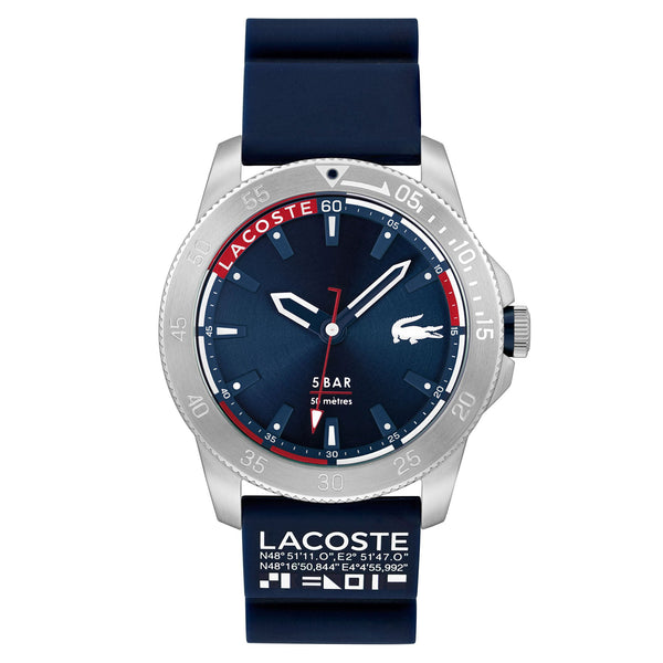 Lacoste Silicone Blue Dial Men's Watch - 2011202