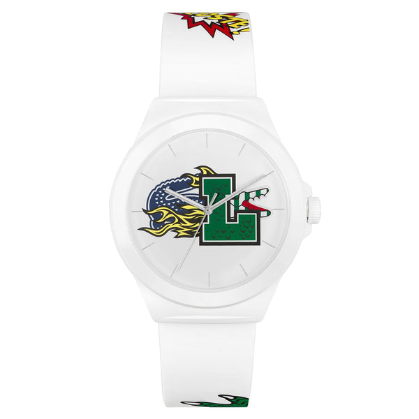 Lacoste Neocroc White Silicone Men's Watch - 2011232