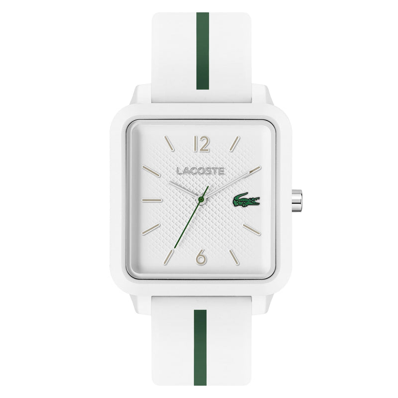 Lacoste 12.12 White Silicone Men's Watch - 2011251