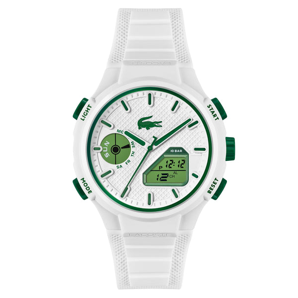 Lacoste White Silicone Men's Digital-Analogue Watch - 2011364