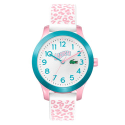 Lacoste .12.12 White & Pink Silicone Kids Watch - 2030026