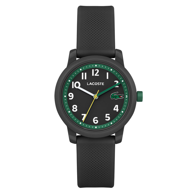 Lacoste 12.12 Black Silicone Kids Watch - 2030042