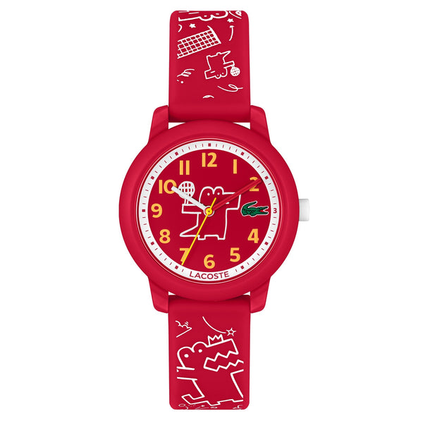 Lacoste 12.12 Red Silicone Kids Watch - 2030059