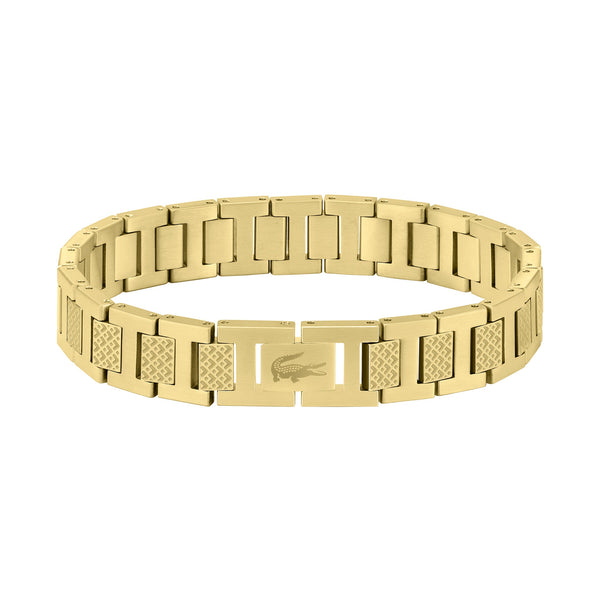 Lacoste Jewellery Gold Steel Men's Link Bracelet - 2040120